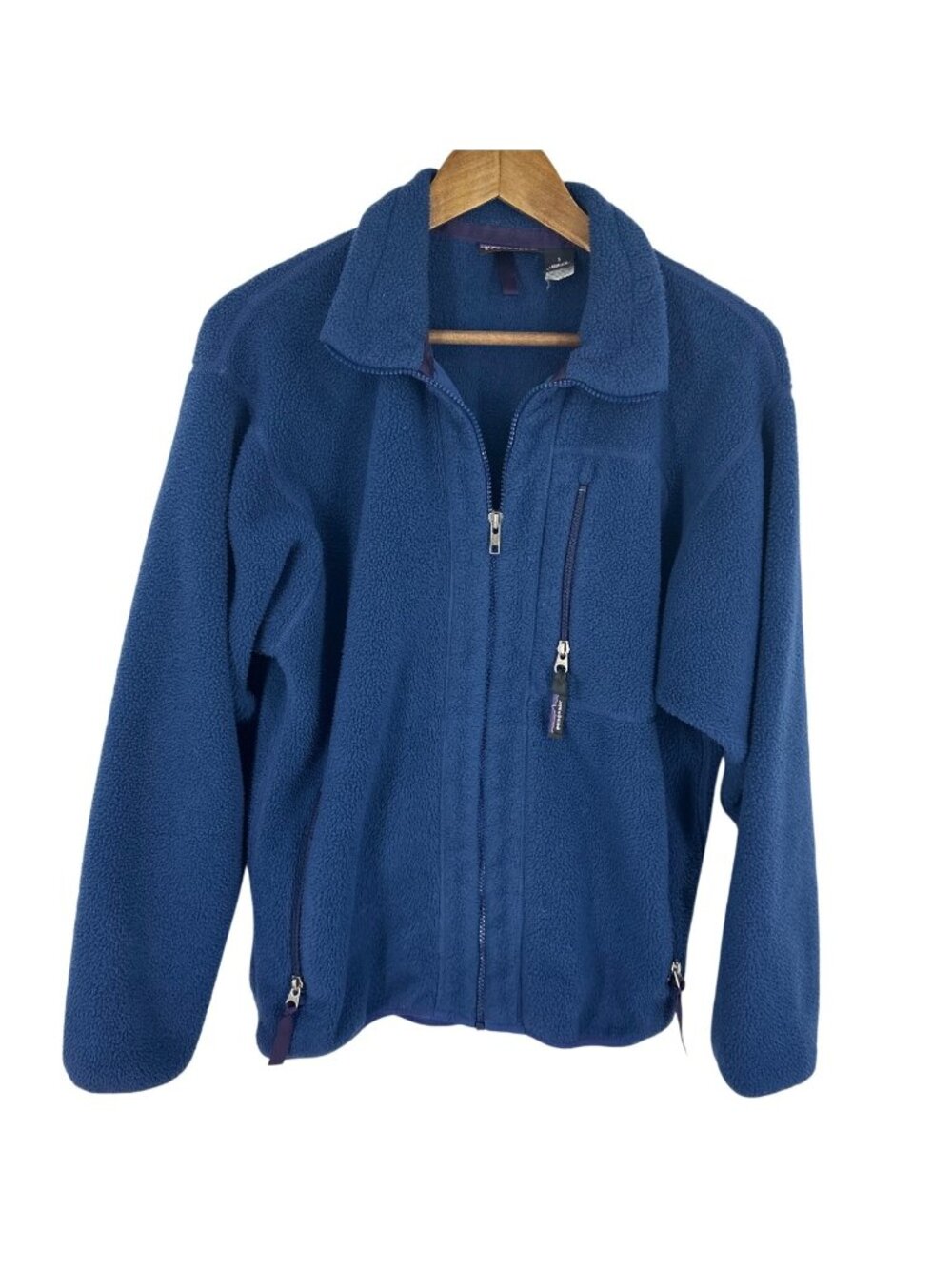 Vintage Patagonia 25410 Blue Synchilla Fleece Jacket Men’s Size S